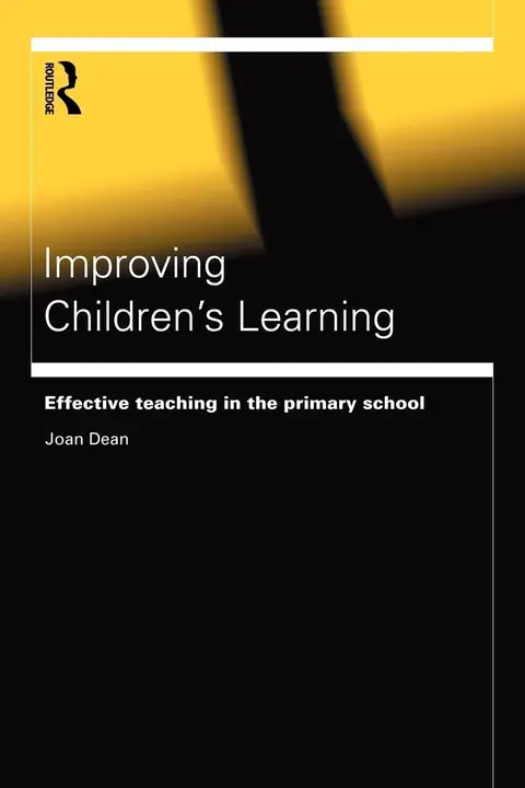 Cover of Improving Children's Learning