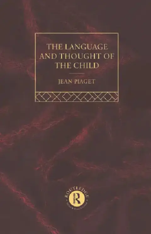 Cover of Language and Thought of the Child