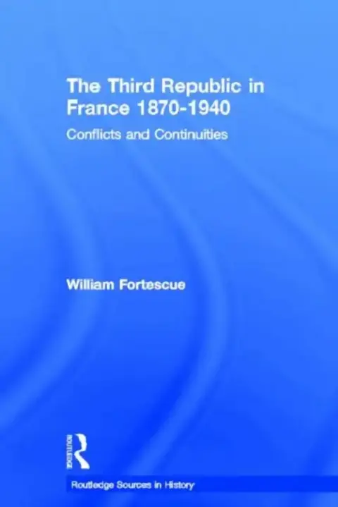 Cover of The Third Republic in France 1870-1940
