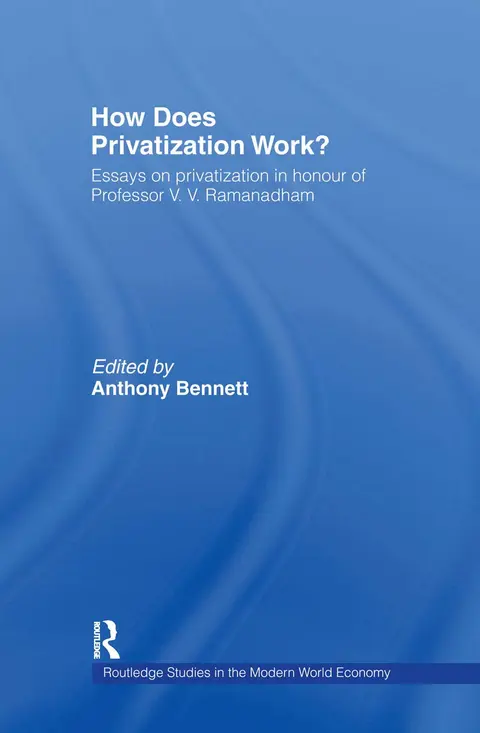 Cover of How Does Privatization Work?