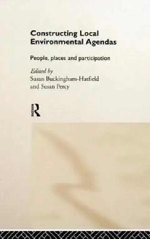 Cover of Constructing Local Environmental Agendas