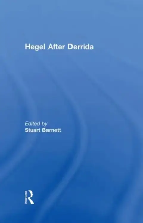 Cover of Hegel After Derrida