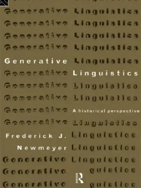 Cover of Generative Linguistics
