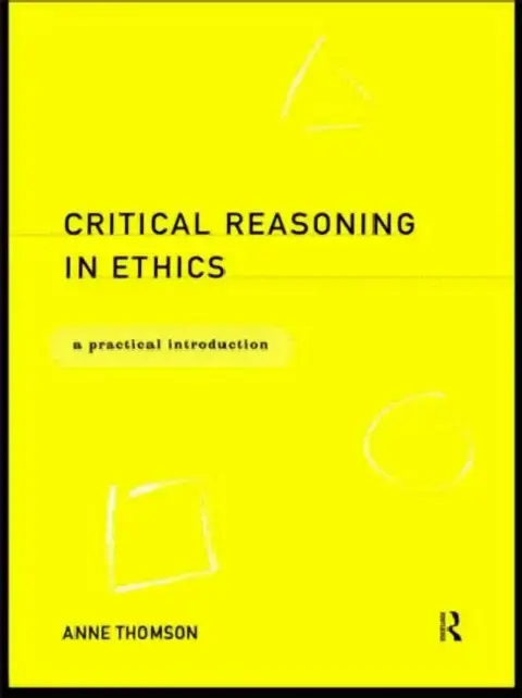 Cover of Critical Reasoning in Ethics