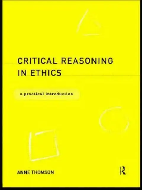 Cover of Critical Reasoning in Ethics