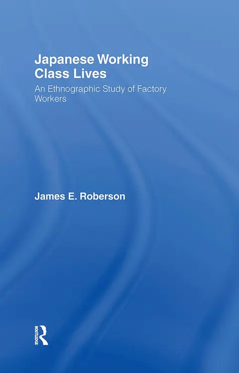 Cover of Japanese Working Class Lives