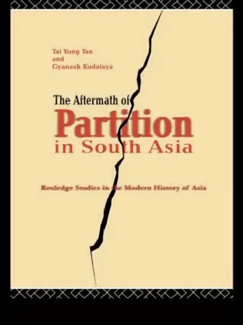 Cover of The Aftermath of Partition in South Asia