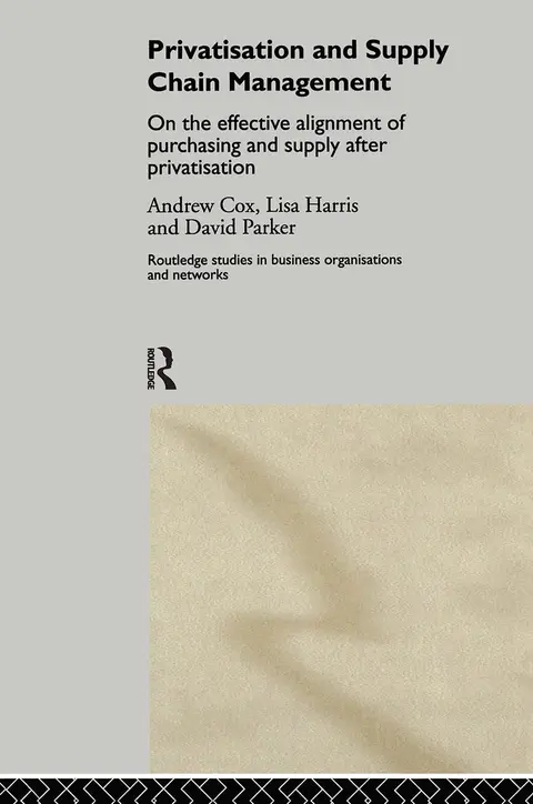 Cover of Privatization and Supply Chain Management