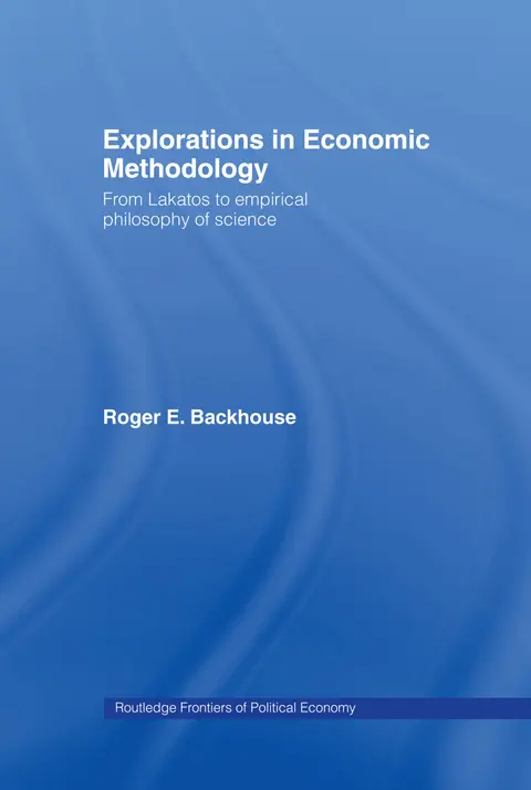 Cover of Explorations in Economic Methodology