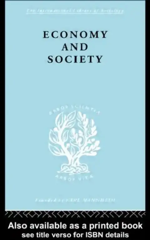 Cover of Economy and Society