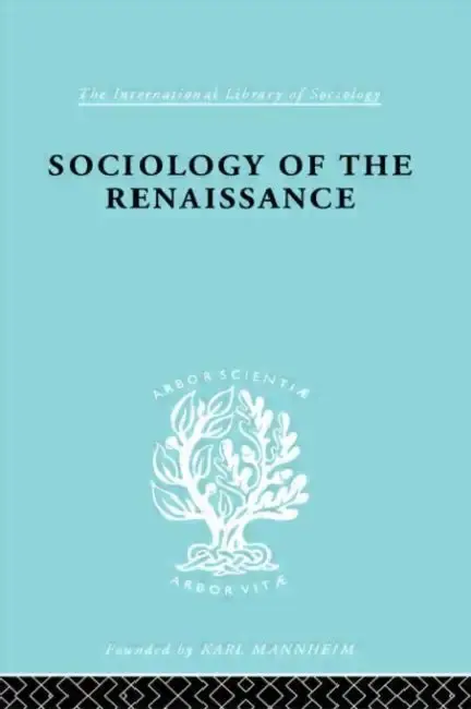 Cover of Sociology of the Renaissance
