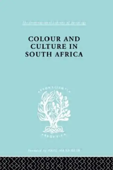 Cover of Colour and Culture in South Africa