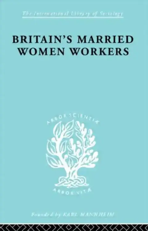 Cover of Britain's Married Women Workers