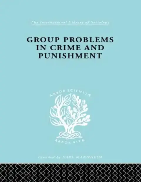 Cover of Group Problems in Crime and Punishment