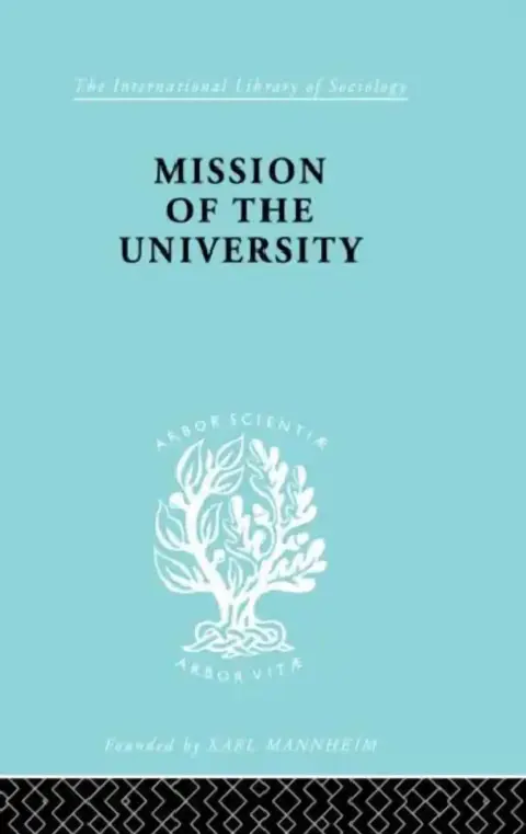 Cover of Mission of the University