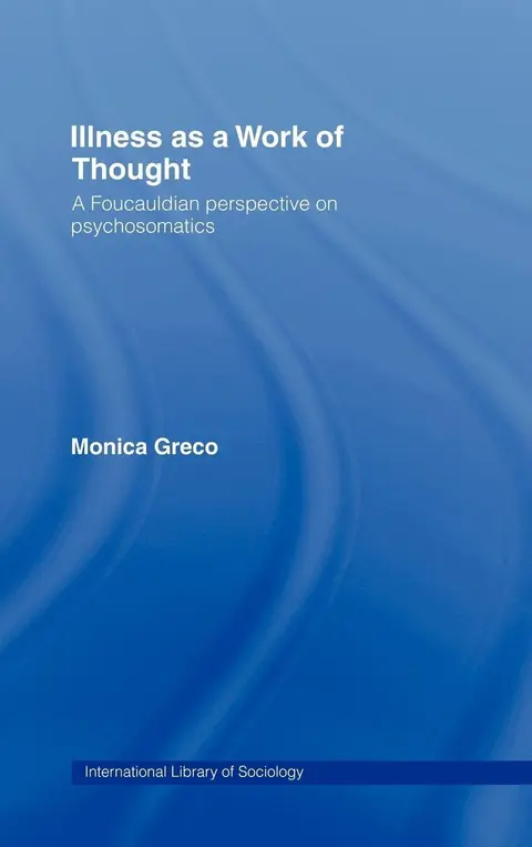Cover of Illness as a Work of Thought
