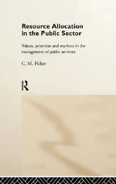 Cover of Resource Allocation in the Public Sector