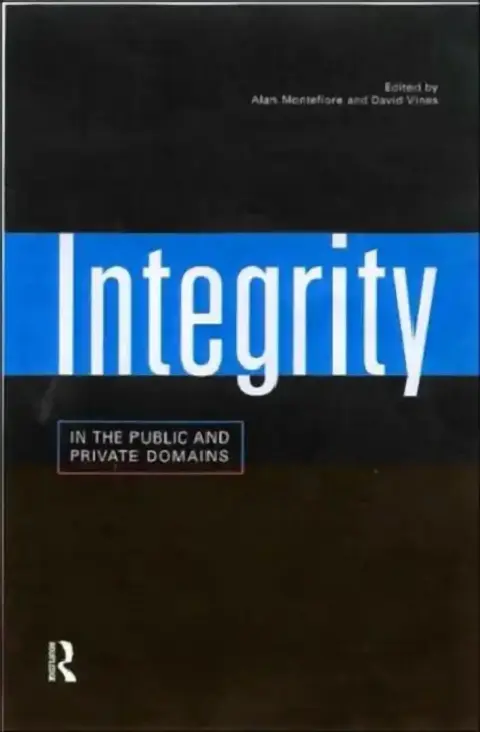 Cover of Integrity in the Public and Private Domains