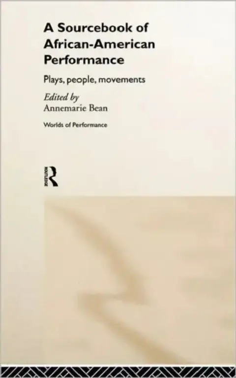 Cover of A Sourcebook on African-American Performance