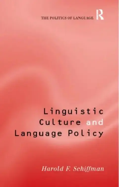 Cover of Linguistic Culture and Language Policy
