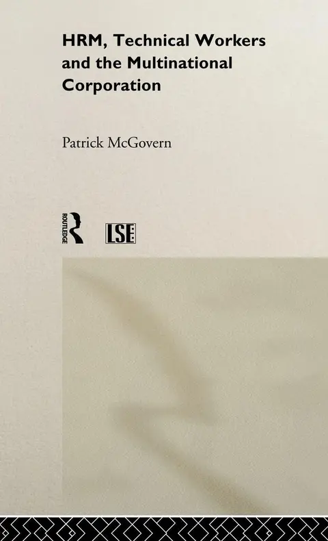 Cover of Hrm, Technical Workers and the Multinational Corporation