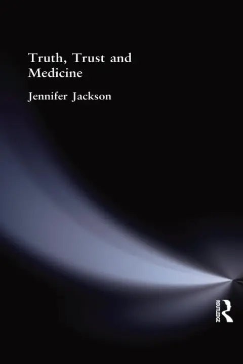 Cover of Truth, Trust and Medicine