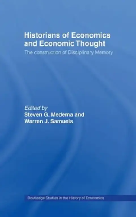 Cover of Historians of Economics and Economic Thought