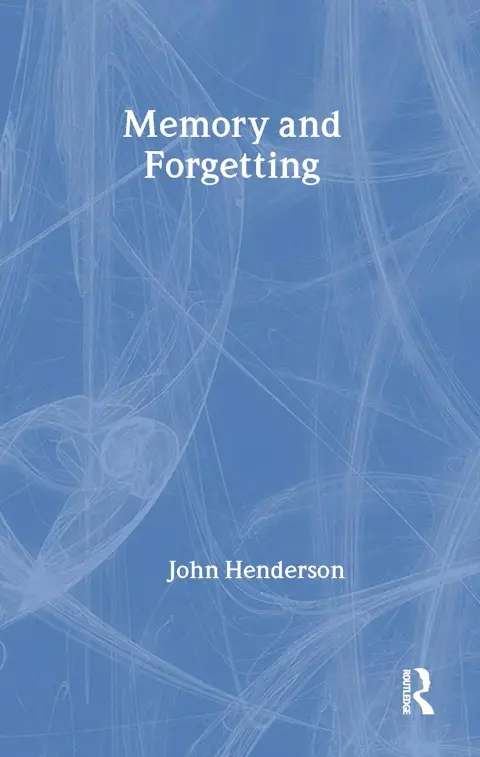 Cover of Memory and Forgetting