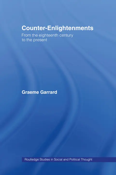Cover of Counter-Enlightenments