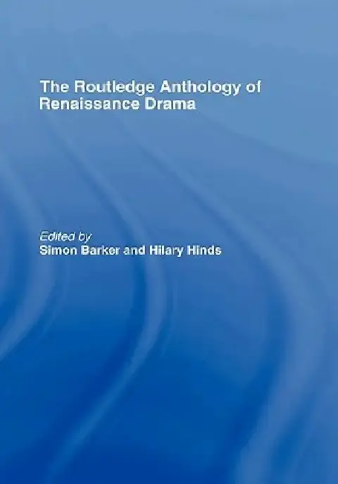 Cover of Routledge Anthology of Renaissance Drama