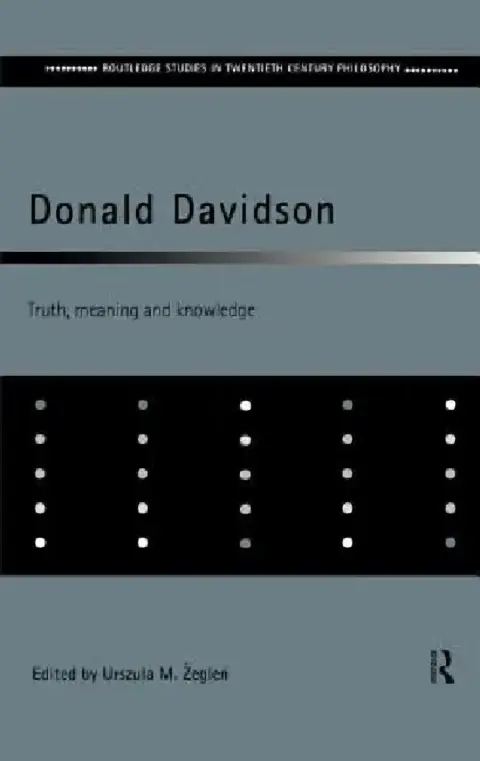 Cover of Donald Davidson
