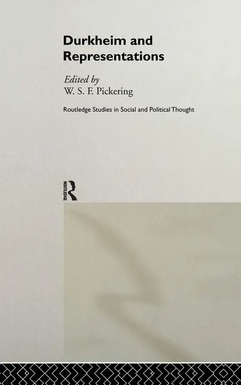 Cover of Durkheim and Representations