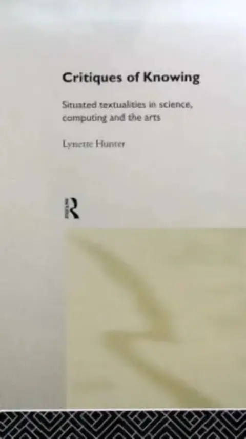 Cover of Critiques of Knowing