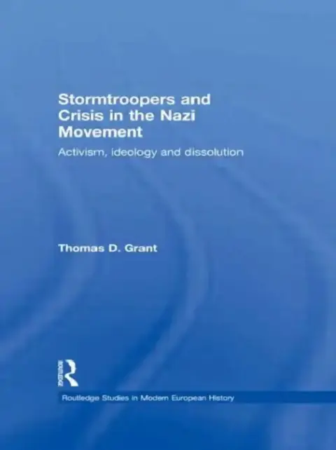 Cover of Stormtroopers and Crisis in the Nazi Movement