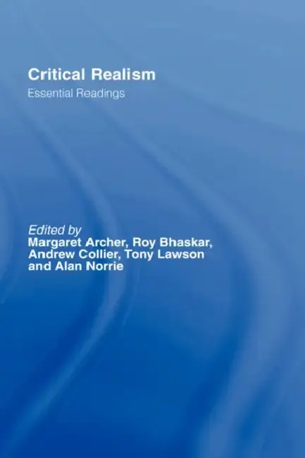 Cover of Critical Realism