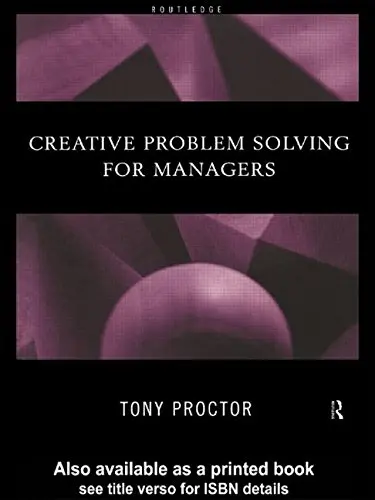 Cover of Creative Problem Solving for Managers