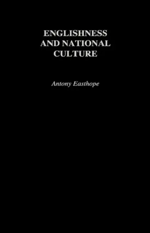 Cover of Englishness and National Culture