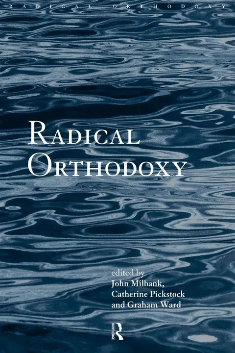 Cover of Radical Orthodoxy