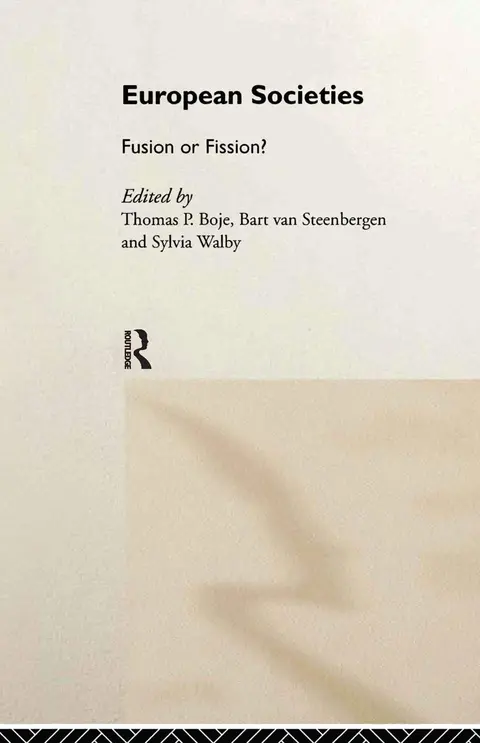 Cover of European Societies