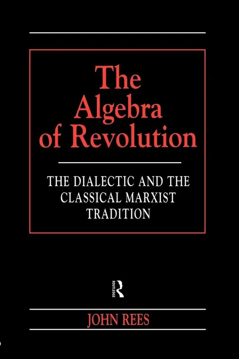 Cover of The Algebra of Revolution