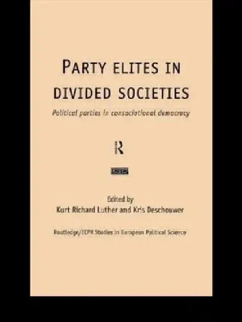 Cover of Party Elites in Divided Societies