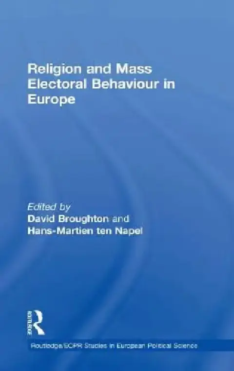 Cover of Religion and Mass Electoral Behaviour in Europe