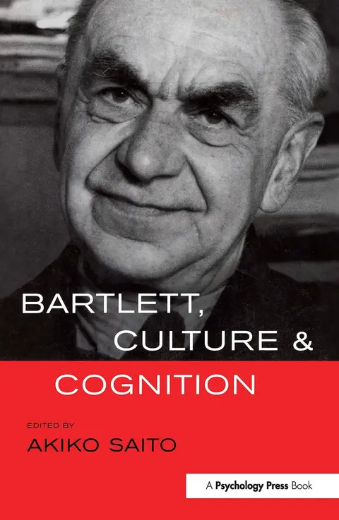 Cover of Bartlett, Culture and Cognition