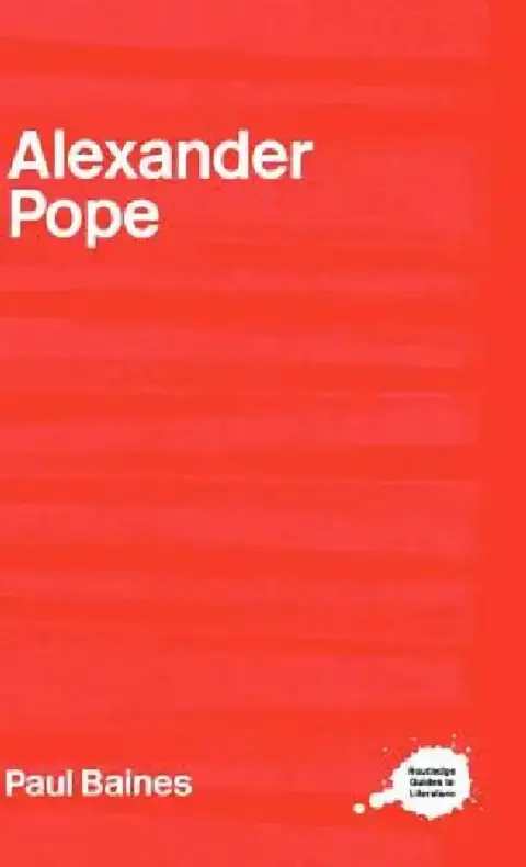 Cover of Alexander Pope