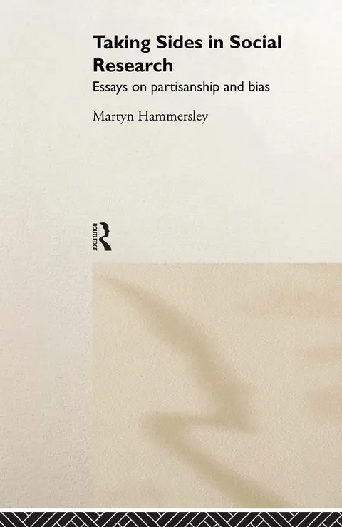 Cover of Taking Sides in Social Research