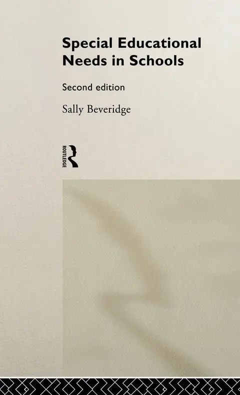 Cover of Special Educational Needs in Schools