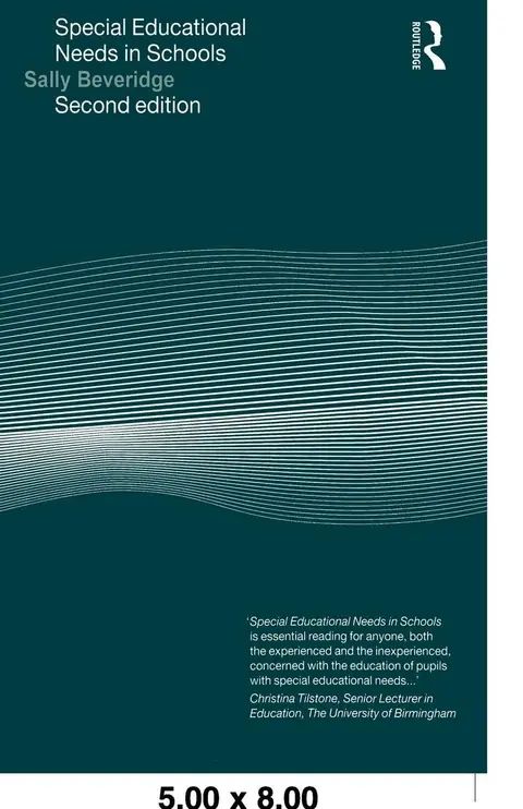 Cover of Special Educational Needs in Schools