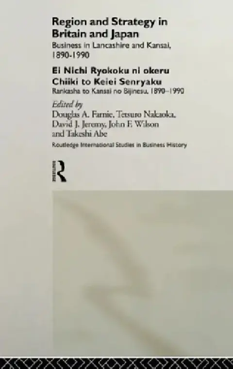 Cover of Region and Strategy in Britain and Japan