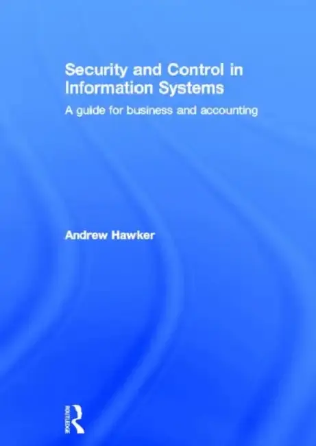 Cover of Security and Control in Information Systems