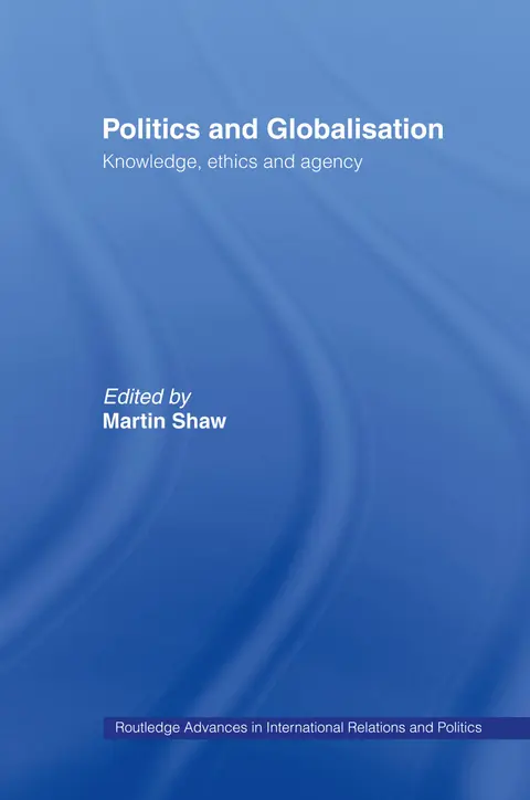 Cover of Politics and Globalisation